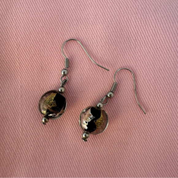 Murano Handmade Glass Earrings - Picture 2 of 3